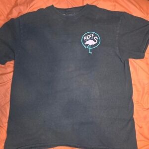 Neff‎ Vacation Crew flamingo graphic t-shirt.